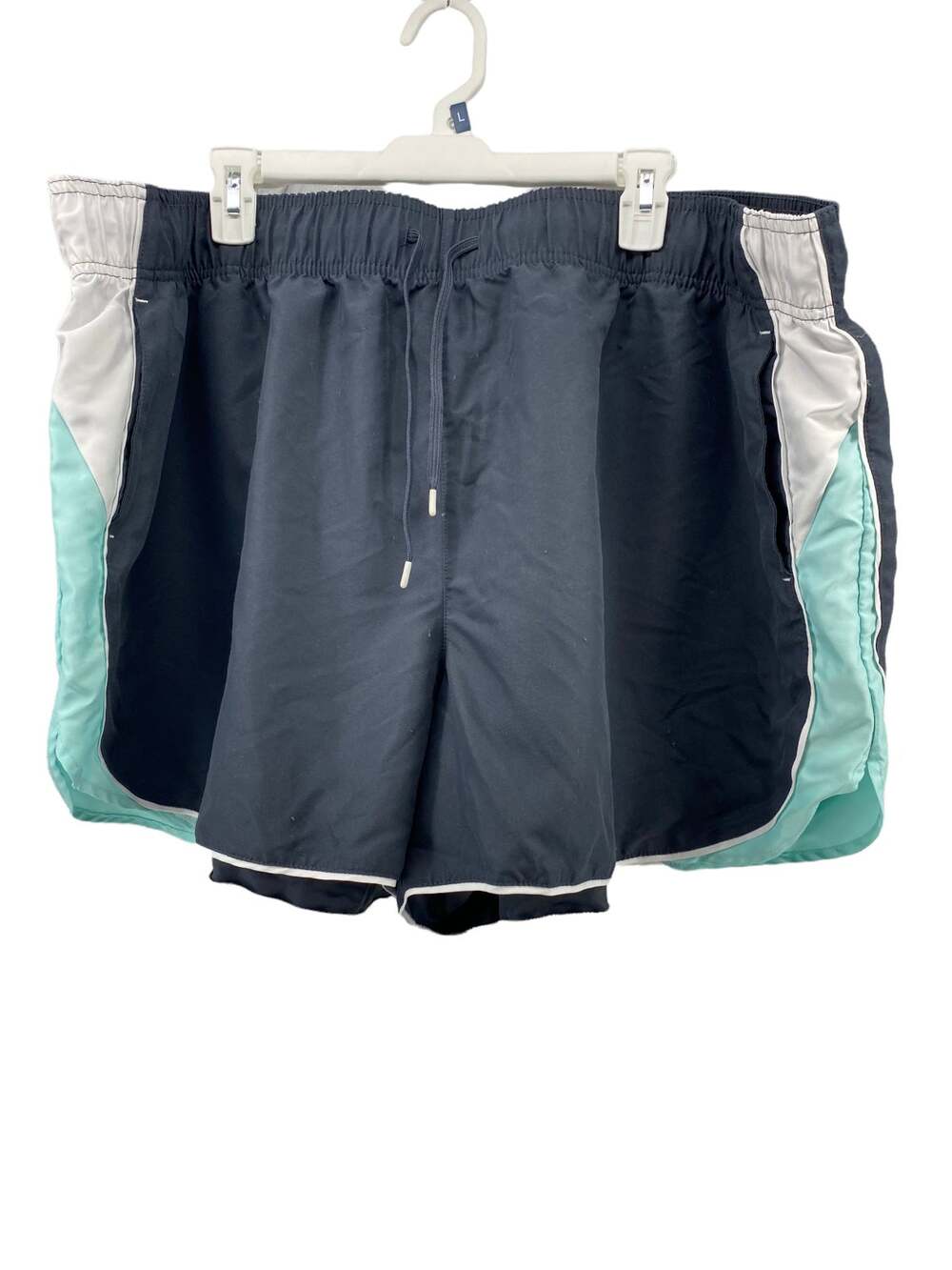 BCG Black Color Block Athletic Shorts Women's Size 3X